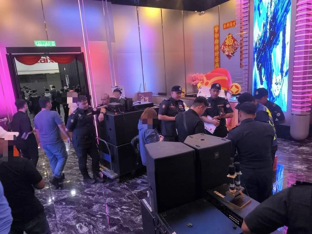 MBSJ serbu pusat hiburan tanpa lesen, operasi dihenti serta-merta