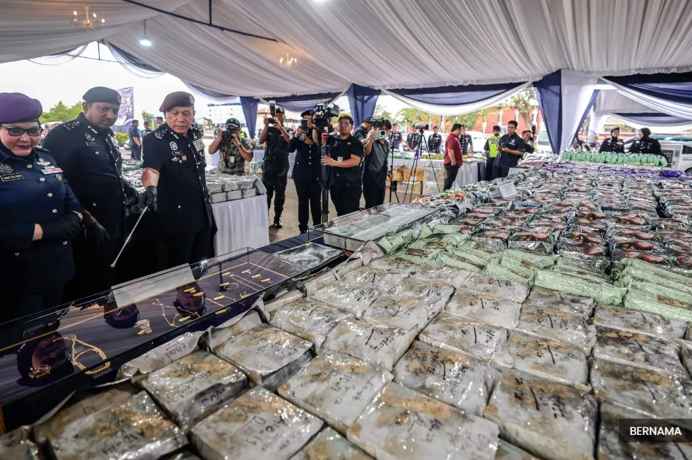 PDRM tumpas sindiket dadah antarabangsa, rampasan cecah RM174 juta