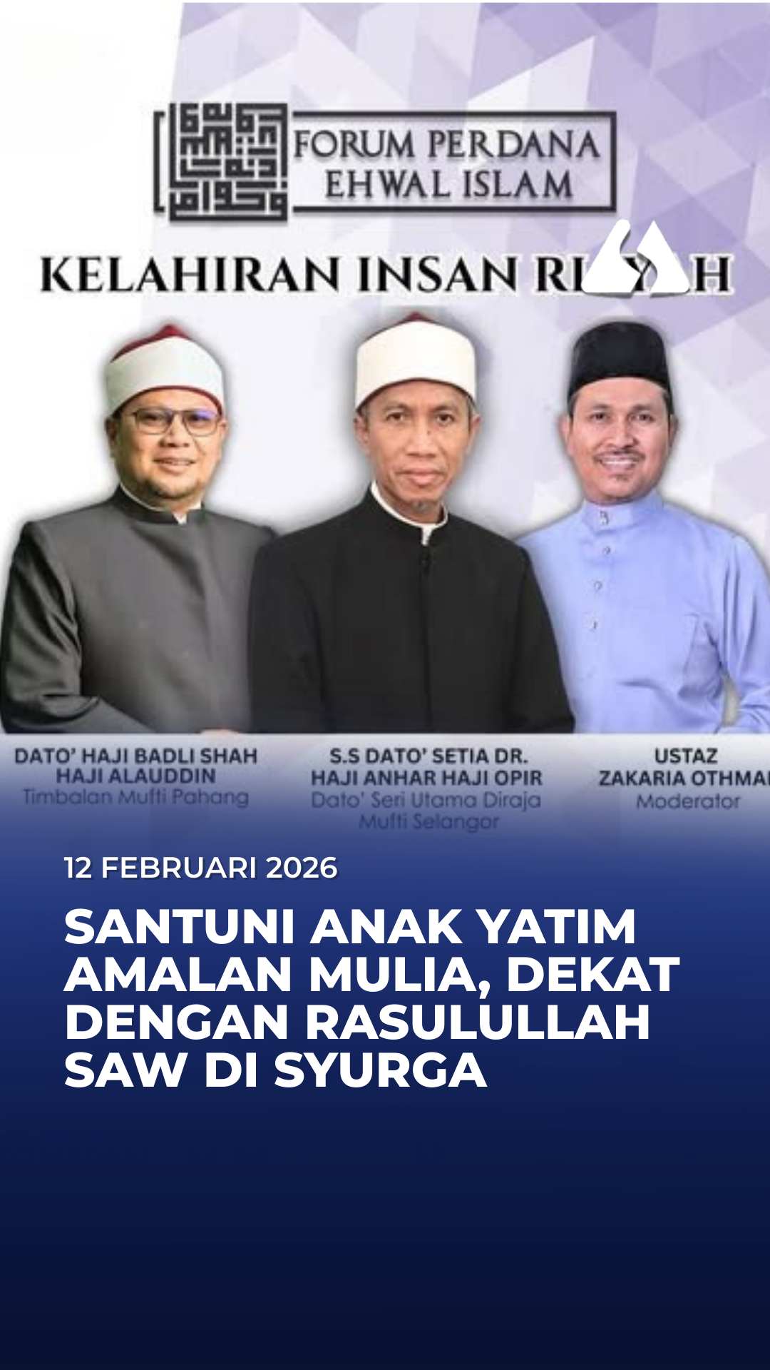Santuni anak yatim amalan mulia, dekat dengan Rasulullah SAW di syurga