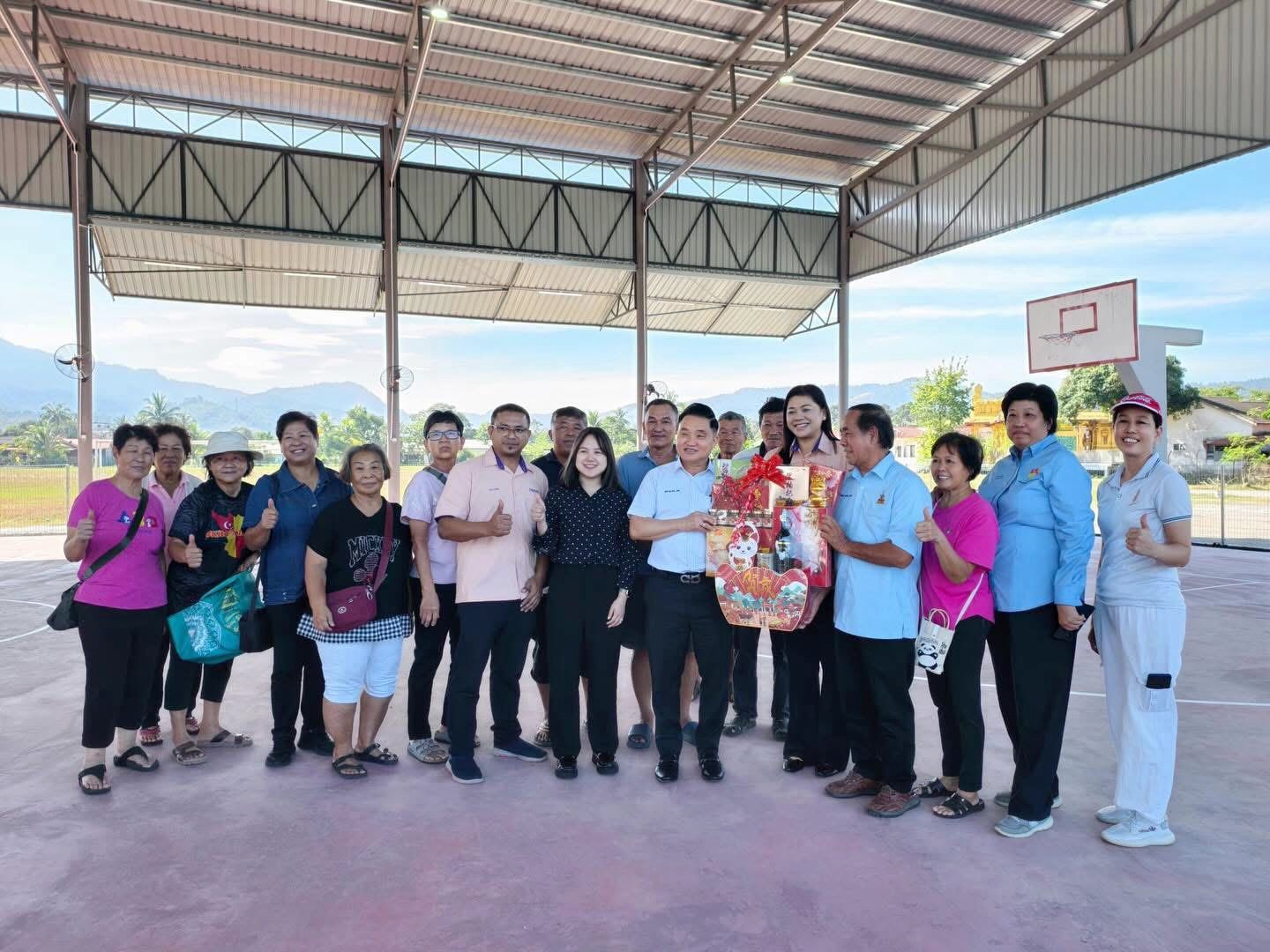 雪州拨款43万提升篮球场 葛尼新村社区空间焕然一新