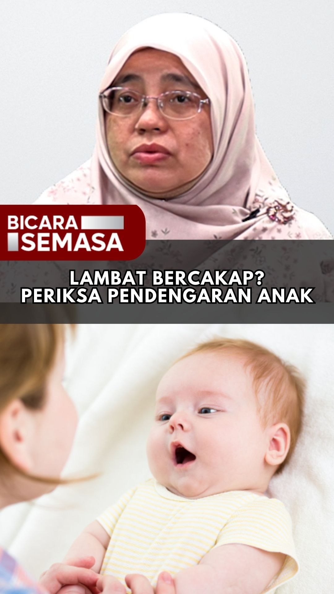 Lambat bercakap? Periksa pendengaran anak