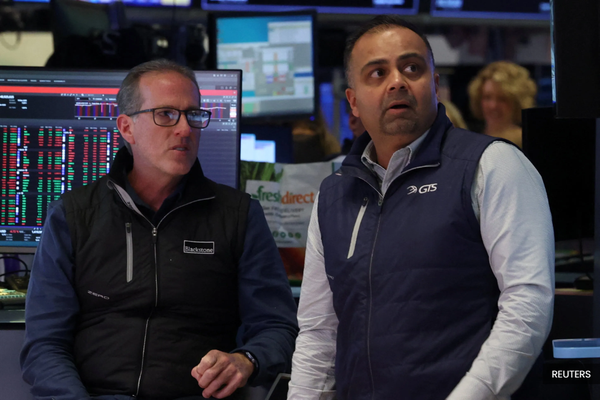 Wall Street futures, dollar fall on Trump tariff tumult