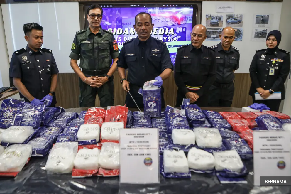 Over 98kg of drugs worth nearly RM5m seized at Padang Besar