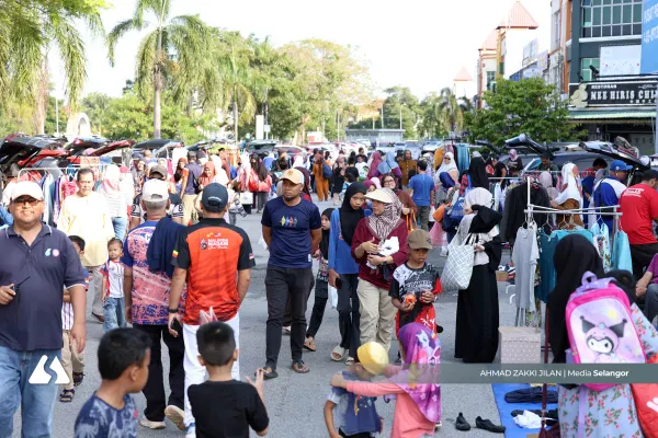 Tanpa jual beli, pasar percuma Bangi jadi tumpuan komuniti menjelang Syawal
