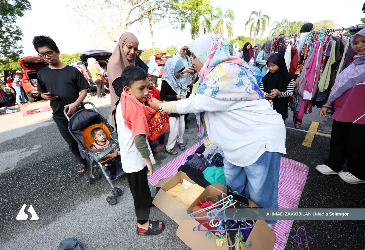 Tanpa jual beli, pasar percuma Bangi jadi tumpuan komuniti menjelang Syawal