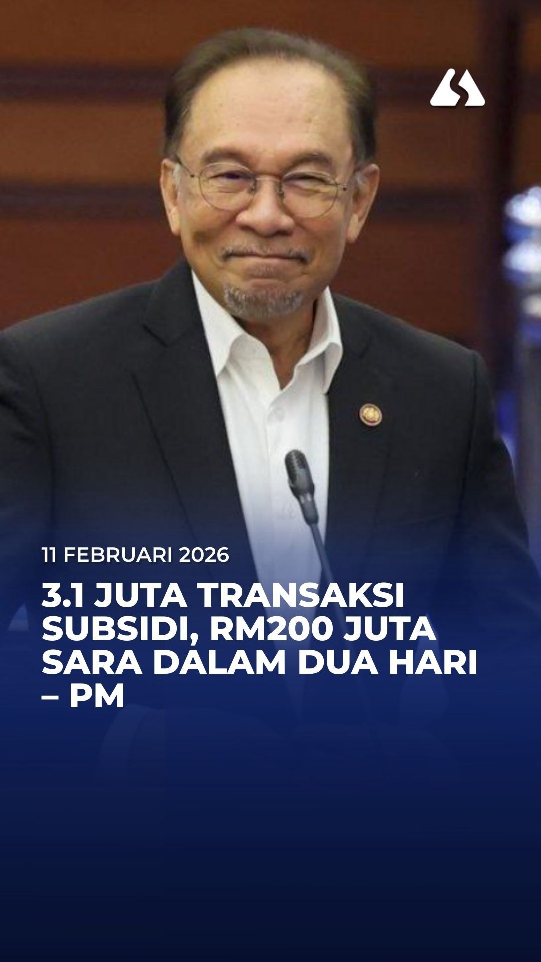 3.1 juta transaksi subsidi, RM200 juta SARA dalam dua hari - PM