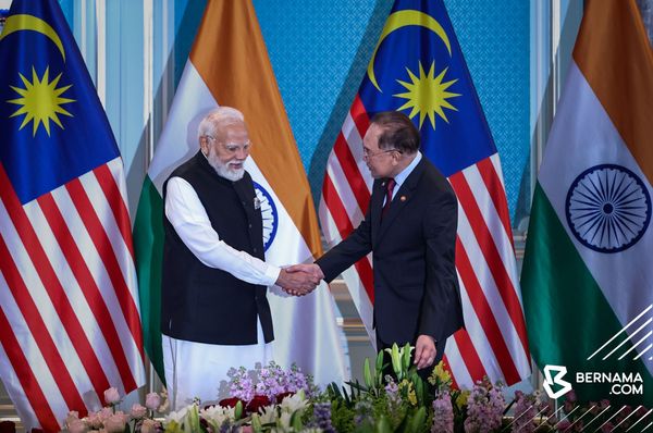 Malaysia–India perkukuh peranan dalam BRICS, sokong orde antarabangsa seimbang