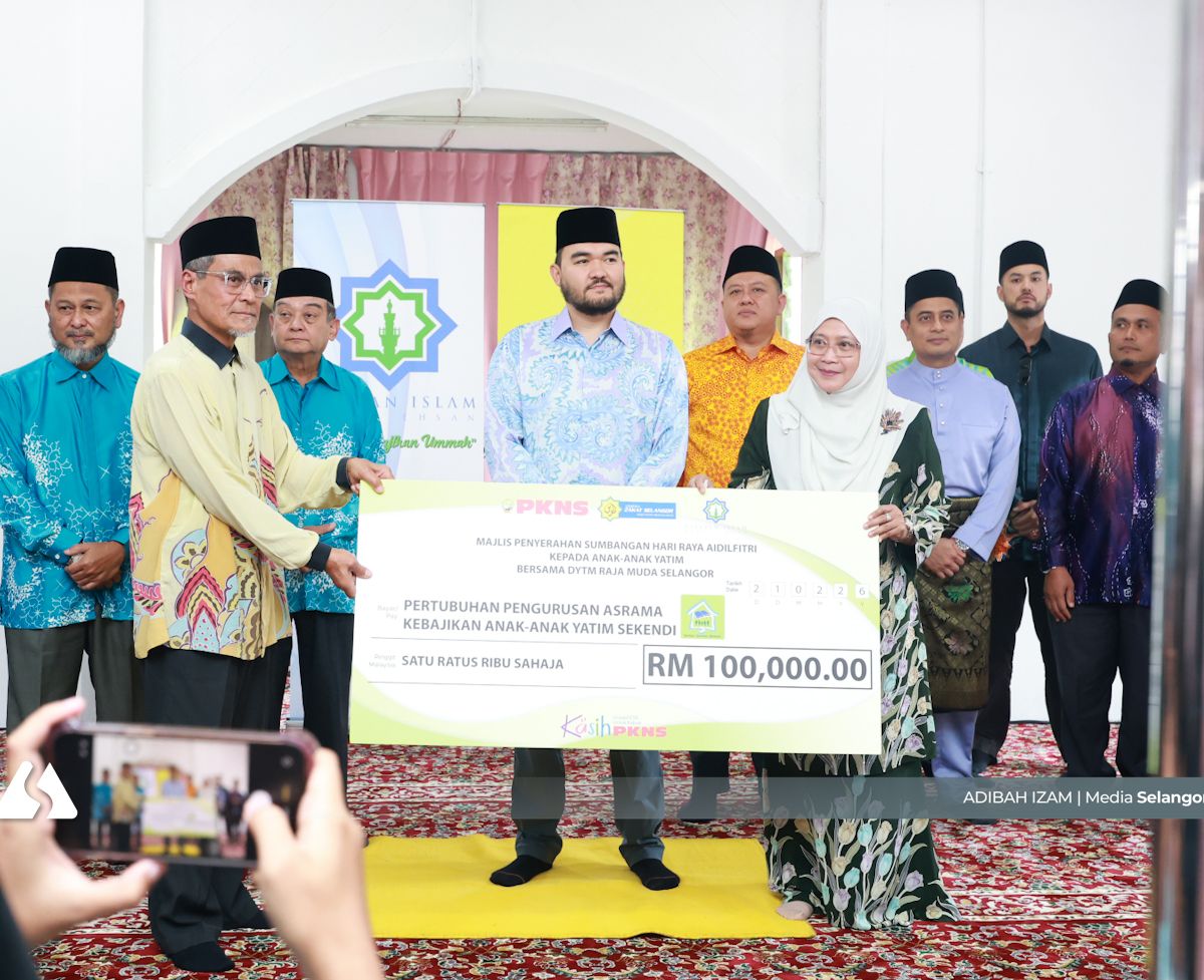 RMS santuni 25 anak yatim, dana RM141,000 naik taraf asrama di Sabak Bernam