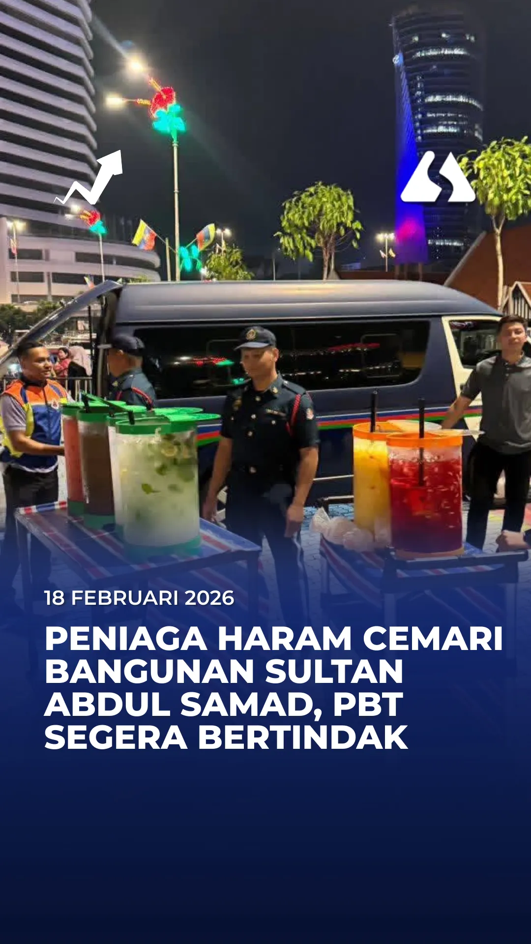 Peniaga haram cemari keindahan Bangunan Sultan Abdul Samad, PBT segera bertindak