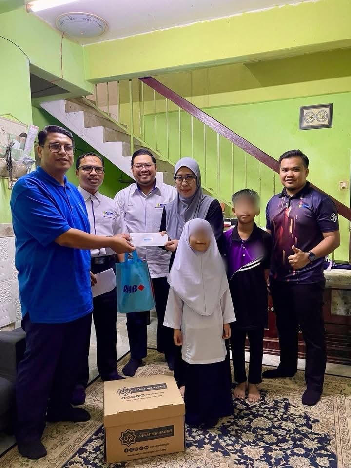 Asnaf disantuni, terima bantuan tunai, makanan sempena Ramadan