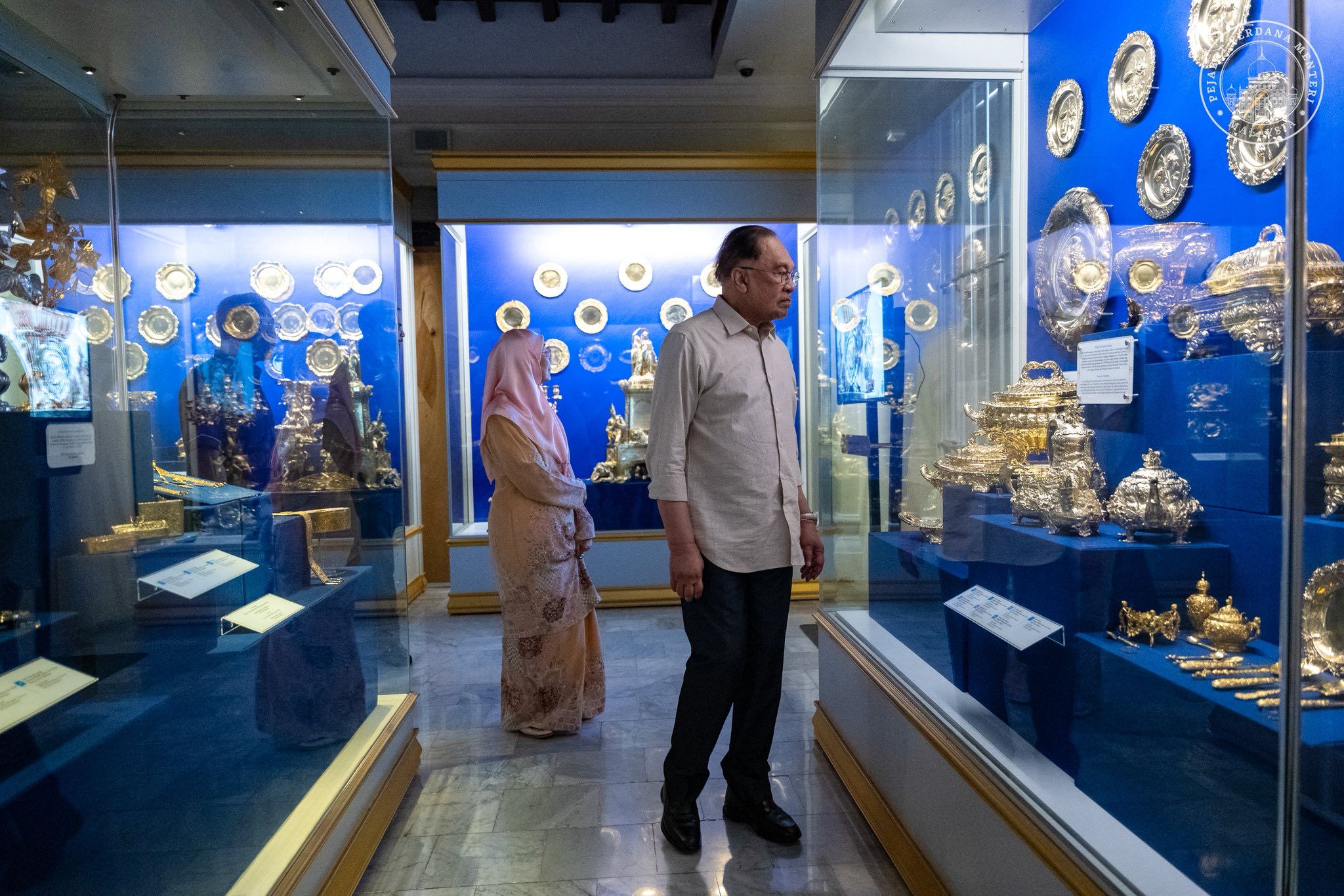 安华访柔佛王室博物馆  赞赏柔佛极力提升旅游