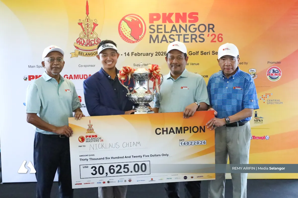 PKNS Selangor Masters 2026: Nicklaus menang playoff, Khavish terbaik Malaysia