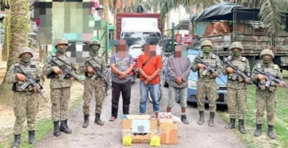 Tentera patahkan cubaan seludup masuk 32 lembu di sempadan Sungai Golok