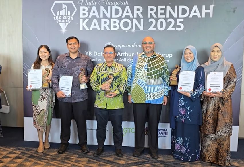MBSJ rangkul empat Anugerah Bandar Rendah Karbon 2025