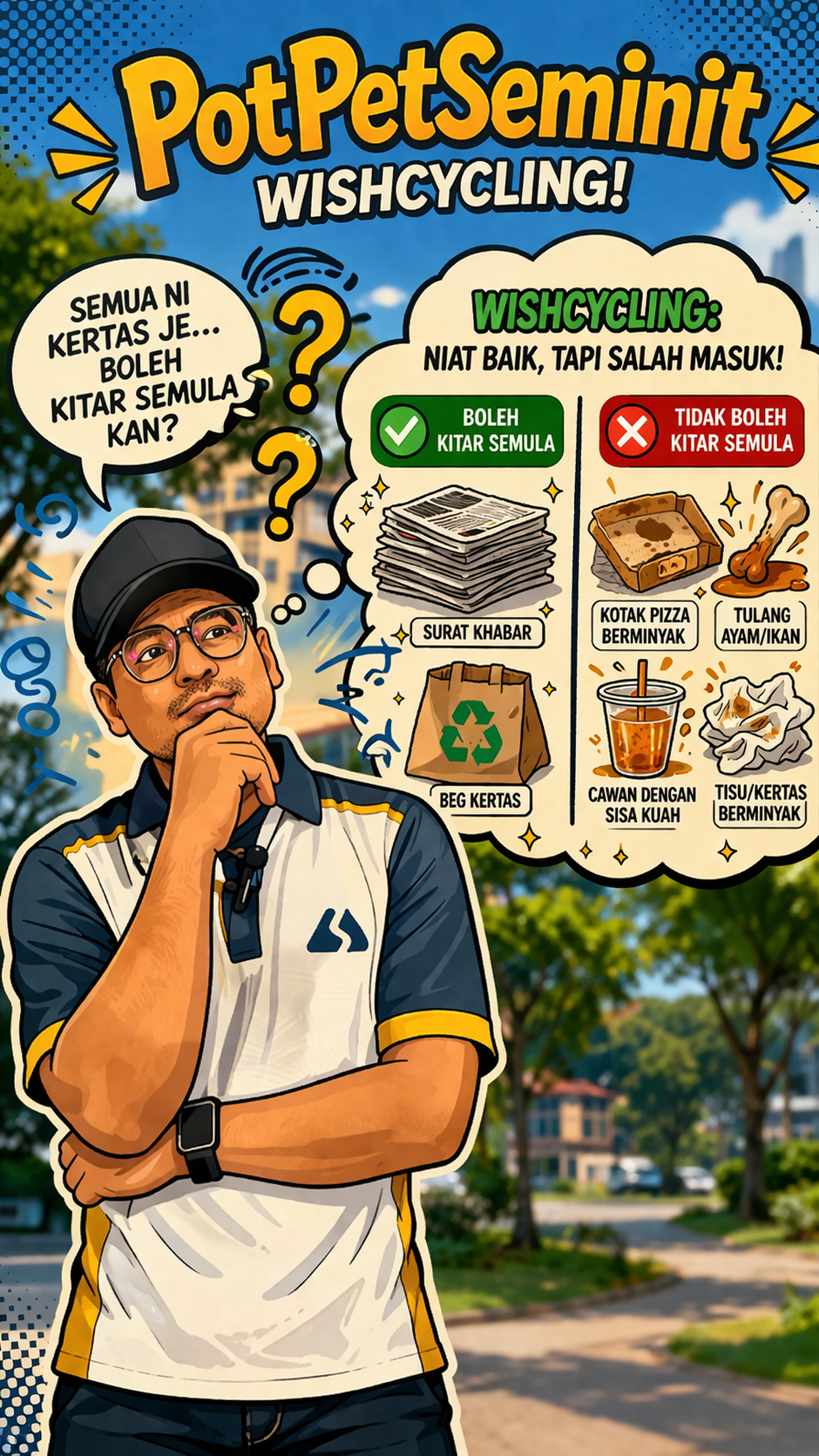 Wishcycling: Niat baik, tapi salah masuk!