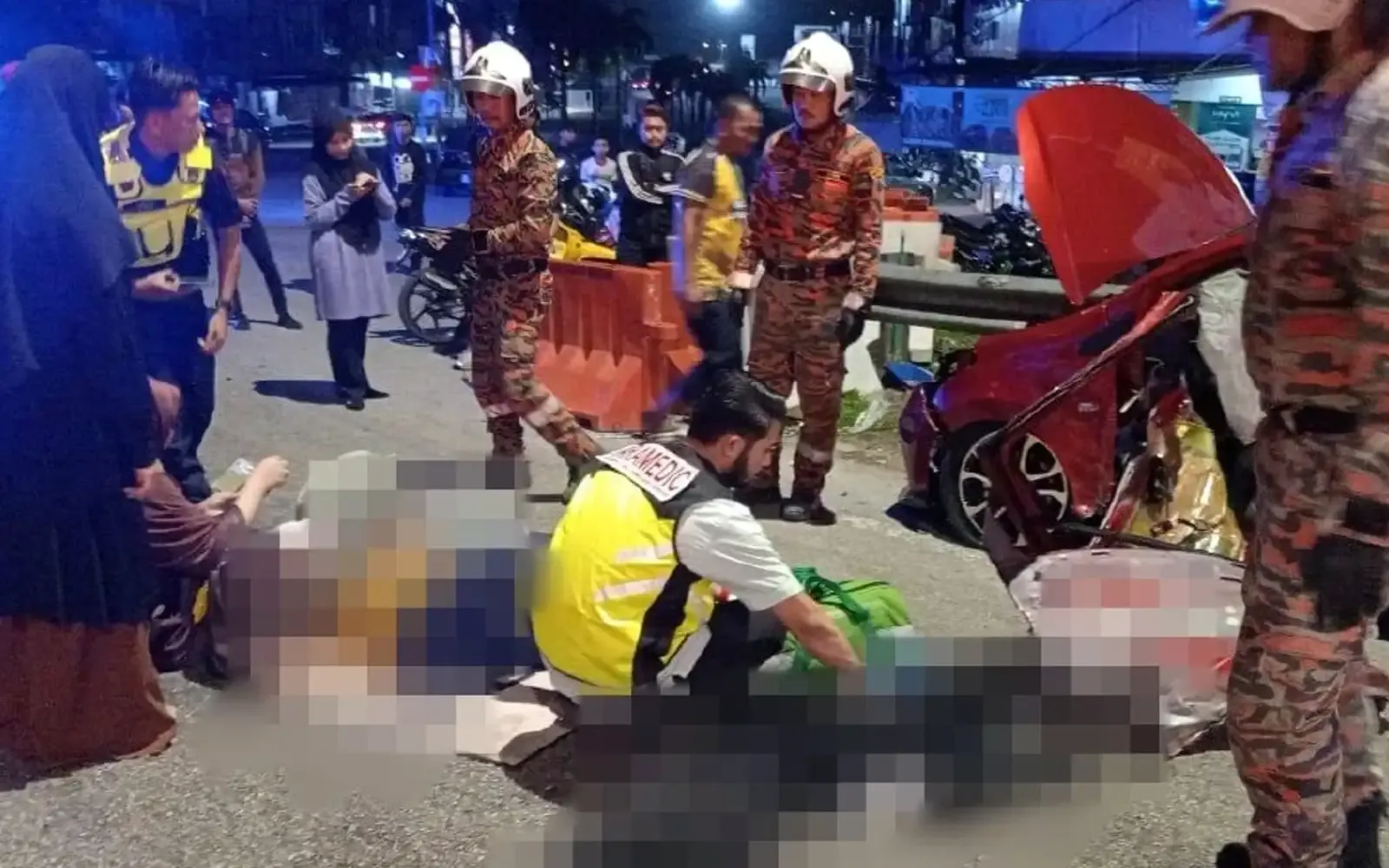 丹那美拉今晨发生车祸2人死亡