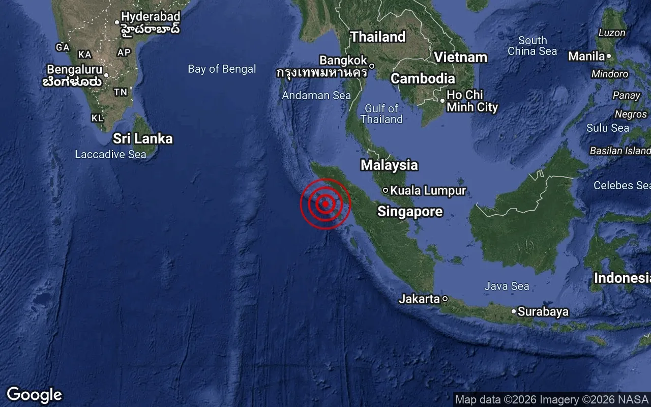 6.5-magnitude North Sumatra earthquake tremors felt in Malaysia