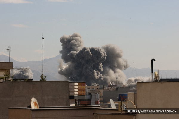 Iran reports US-Israeli attacks on areas near hospitals in Tehran