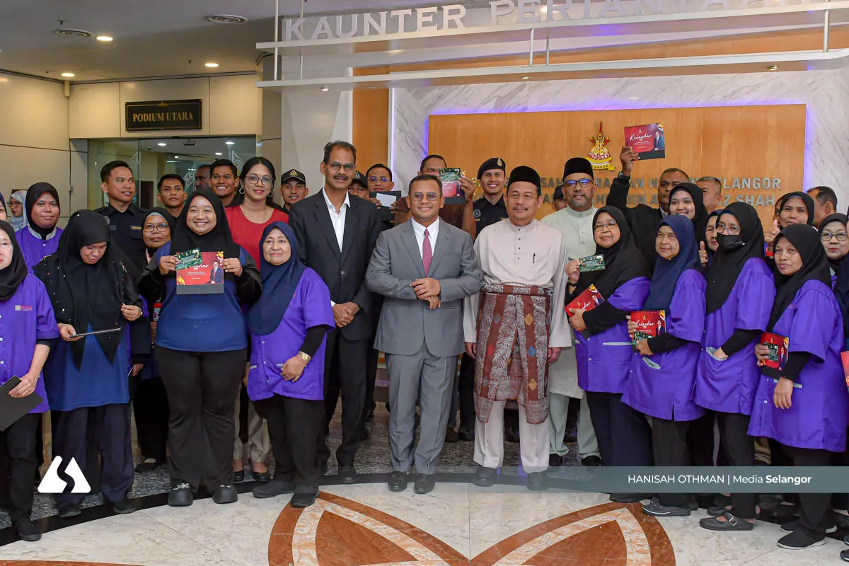 63 petugas SUK Selangor terima baucar Jom Shopping Aidilfitri RM200