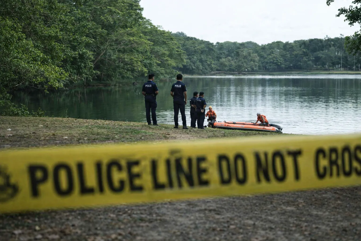 Kanak-kanak autistik ditemukan lemas dalam tasik hotel
