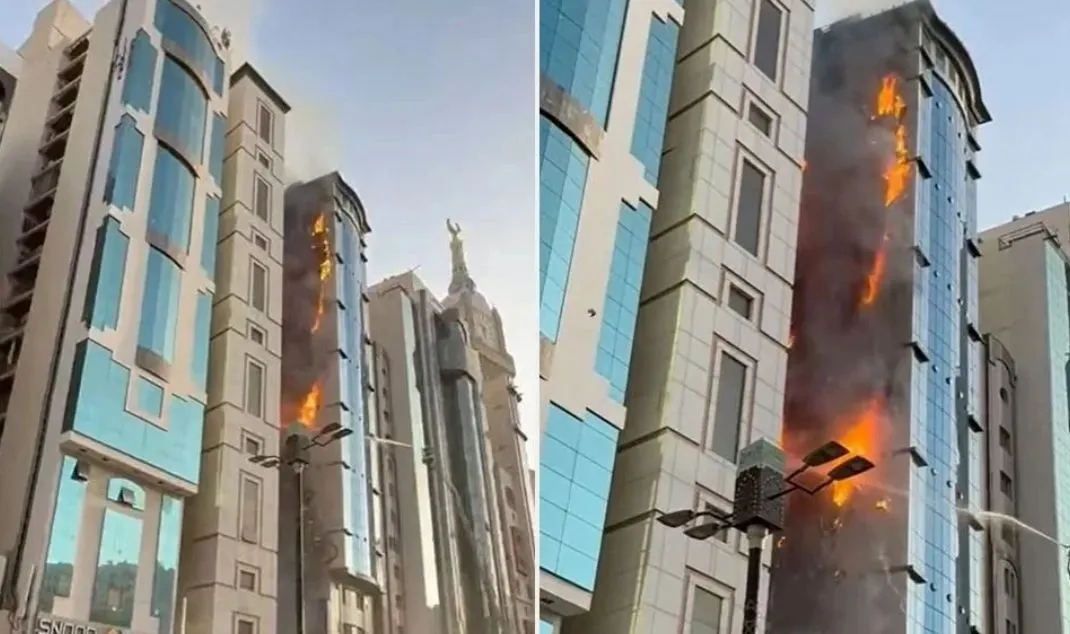 Hotel terbakar di Makkah: 70 jemaah Malaysia selamat, sudah dikenal pasti