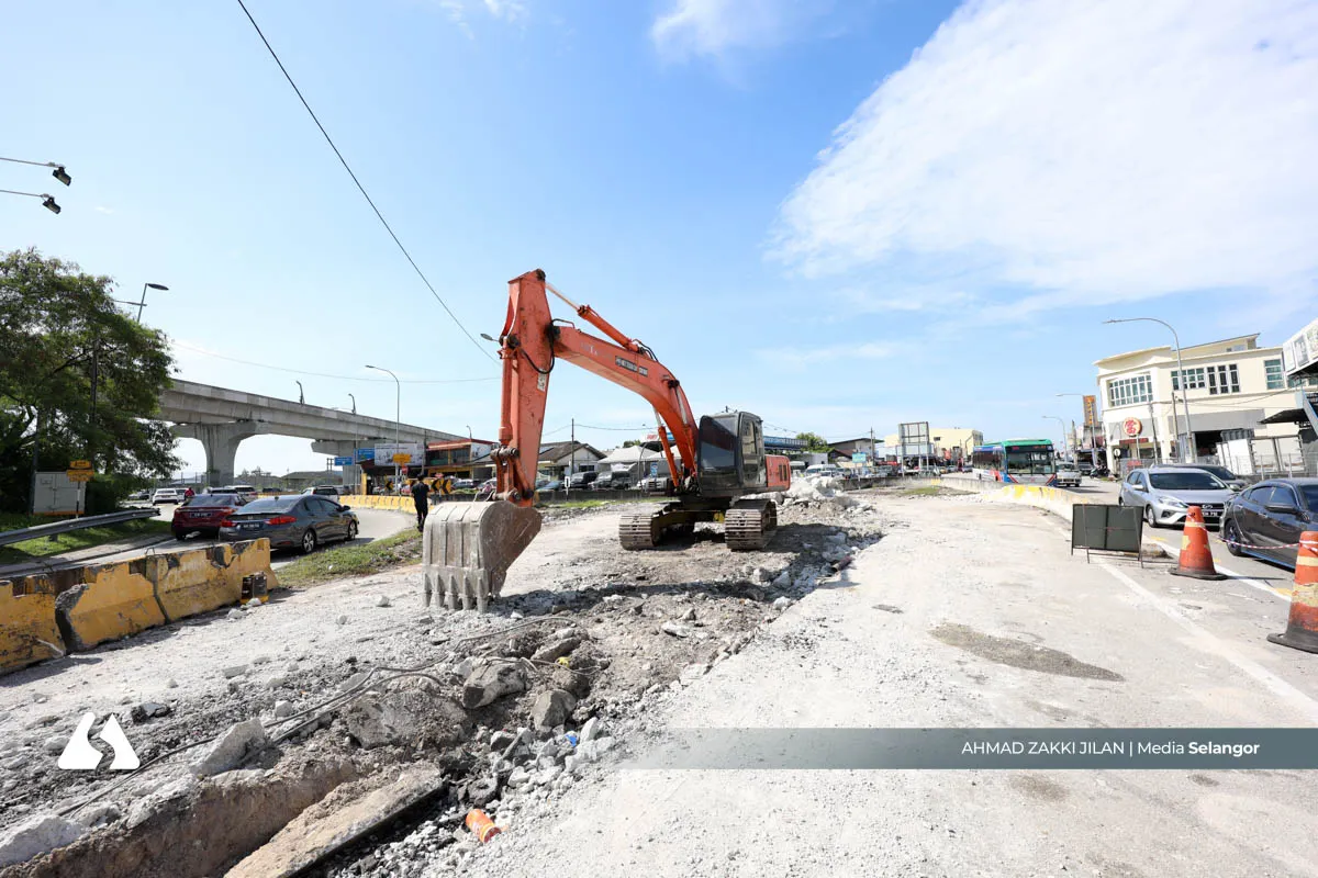 沙登大街斥资50万提升U转 料5月竣工加強道路安全