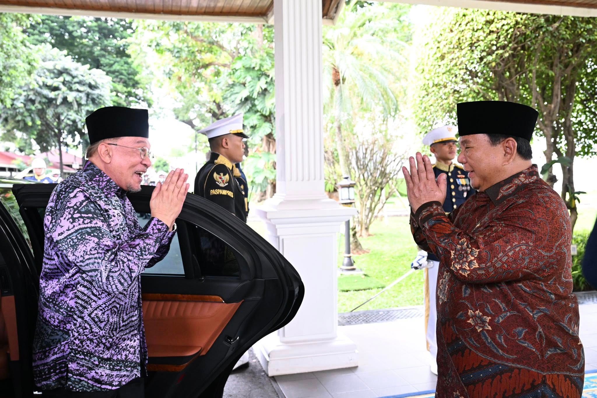 Anwar concludes Jakarta visit after talks with Prabowo