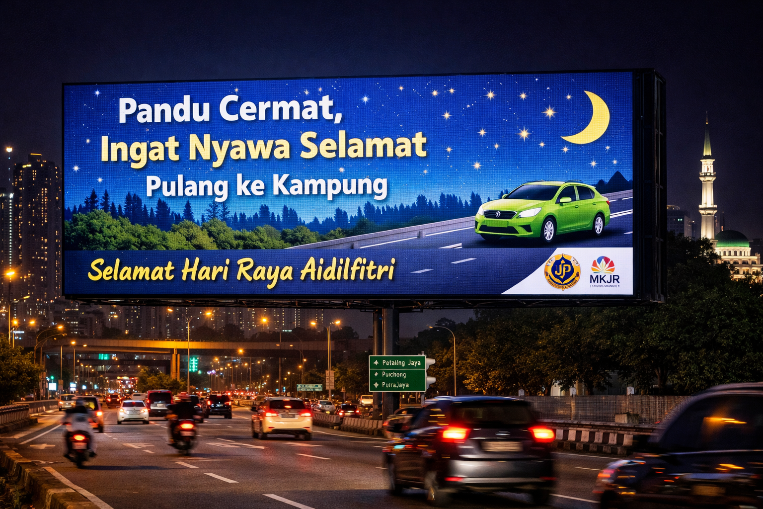 Road safety reminders to go live on LED screens across Selangor