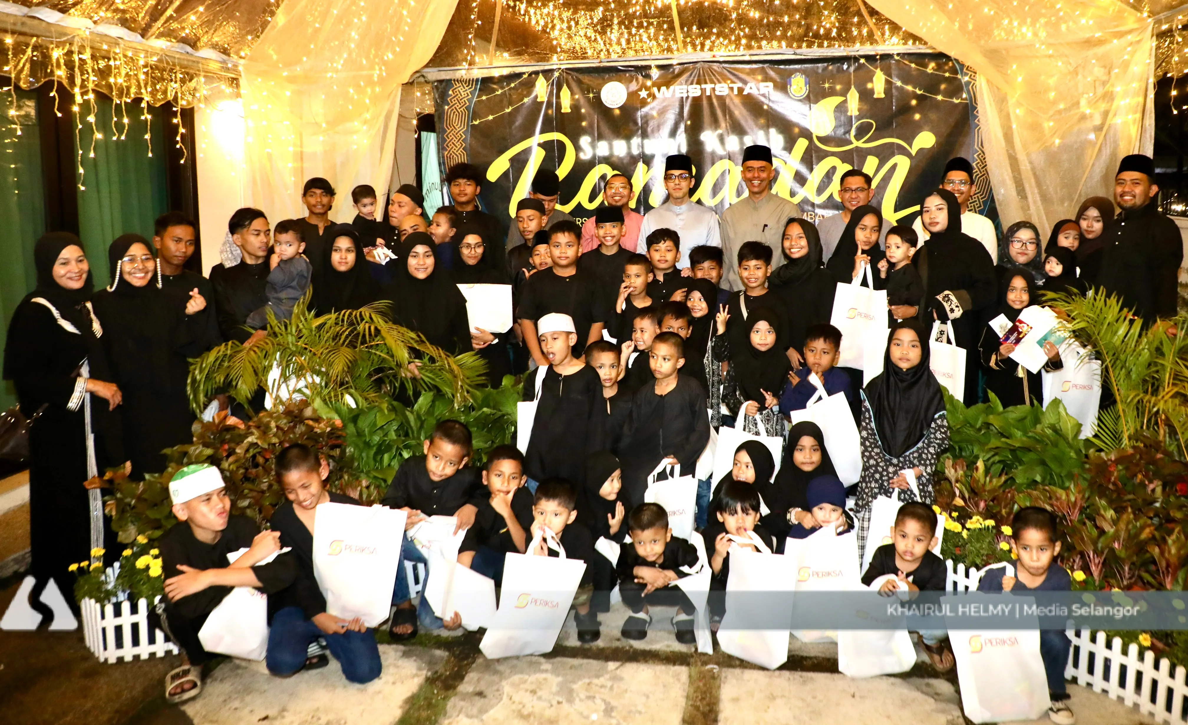 60 anak yatim, asnaf pilih baju raya sendiri, Lembah Jaya agih 700 baucar Aidilfitri