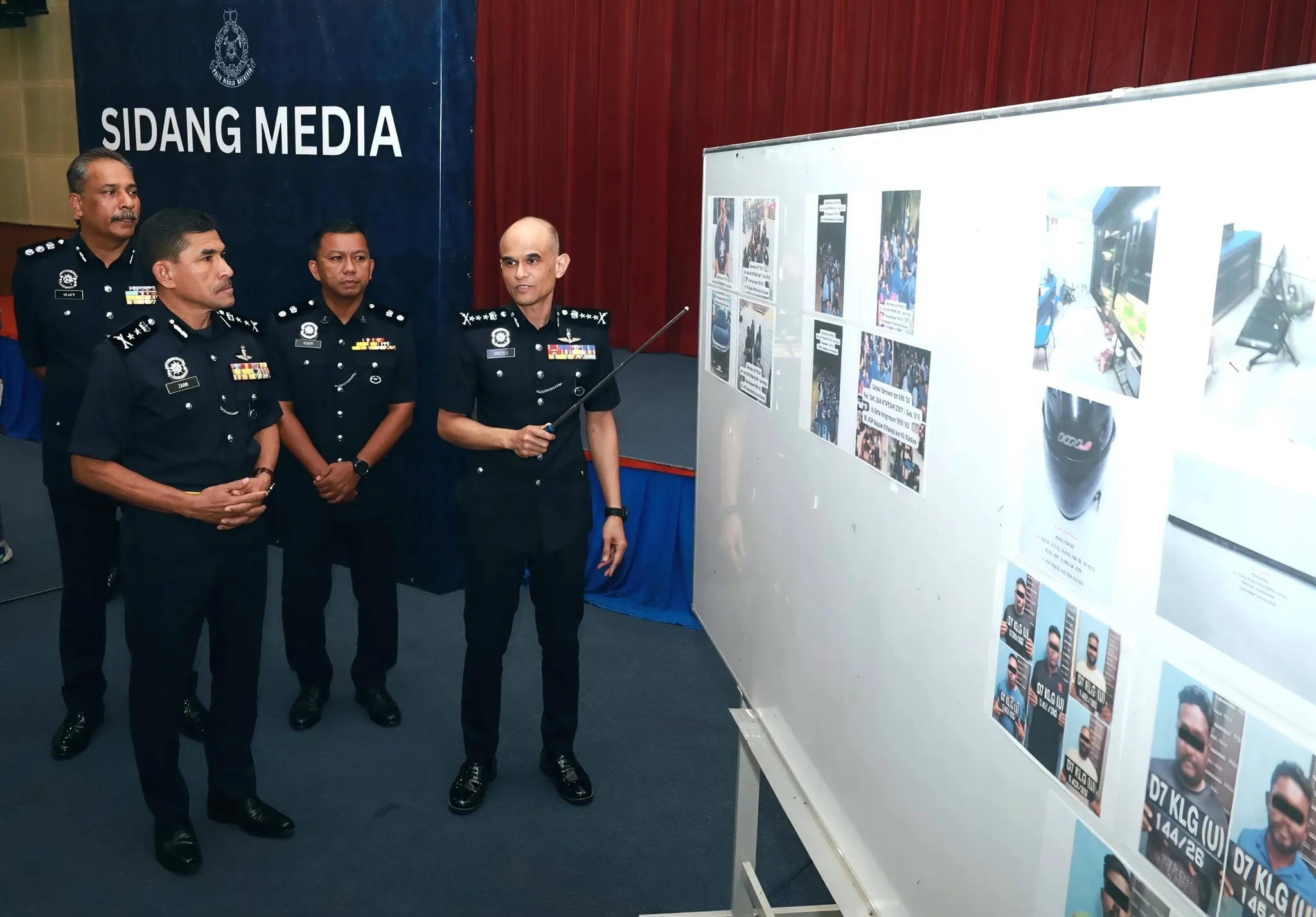 警方突袭沙白适耕庄 逮捕41外籍人士与一人蛇