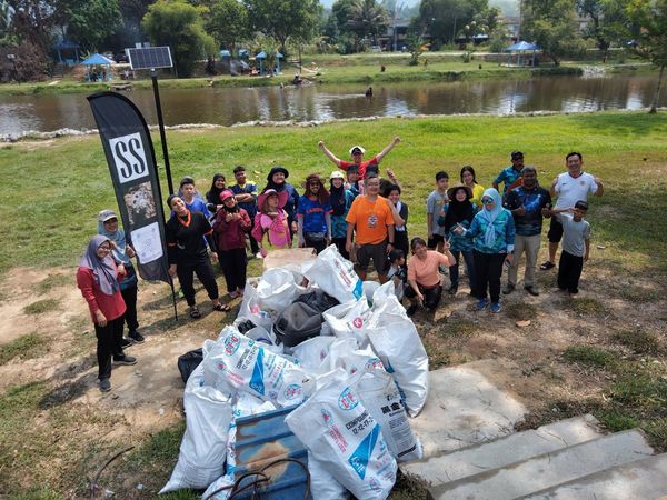 Hampir 220 kg sisa dikutip di Sungai Alor Lempah, MPHS pertingkat usaha pelihara alam