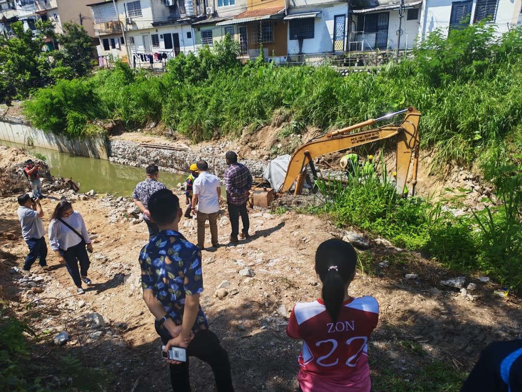 太子园防洪沟石笼墙坍塌 水利局斥32万修复