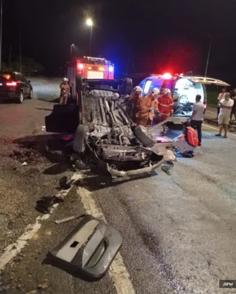 爱大华和玲珑今早2意外  造成2死2伤