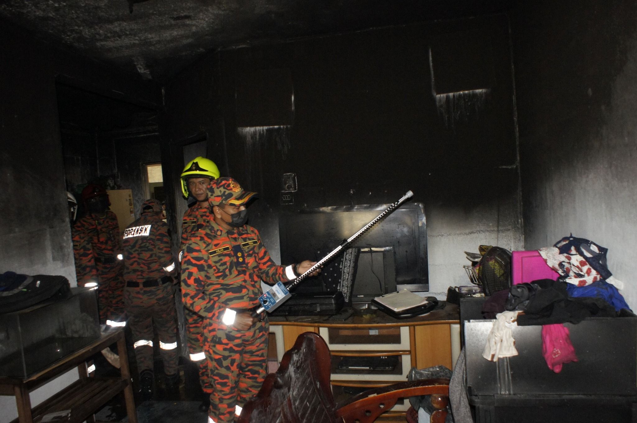 隆甘榜亲善组屋火灾  4岁男童不幸身亡