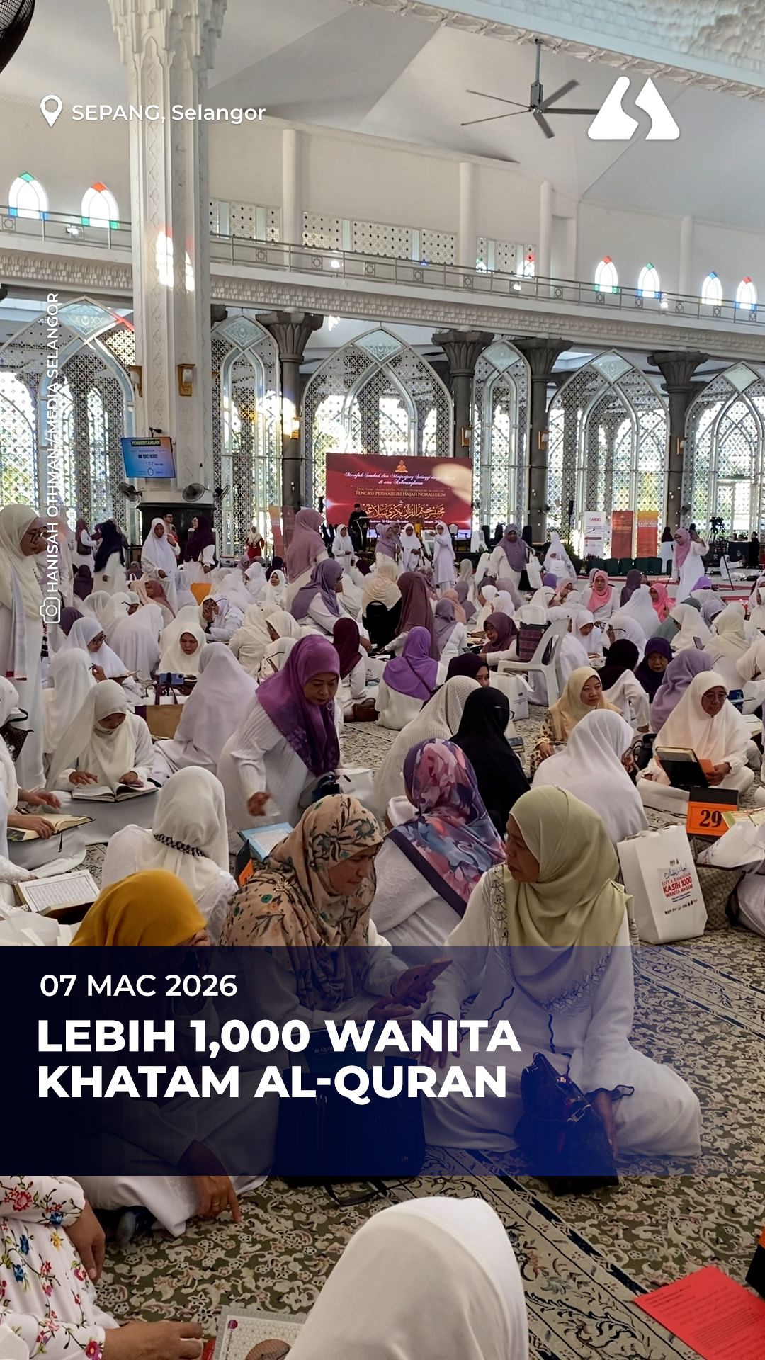 Lebih 1,000 peserta sertai Khatam al-Quran Wanita Selangor