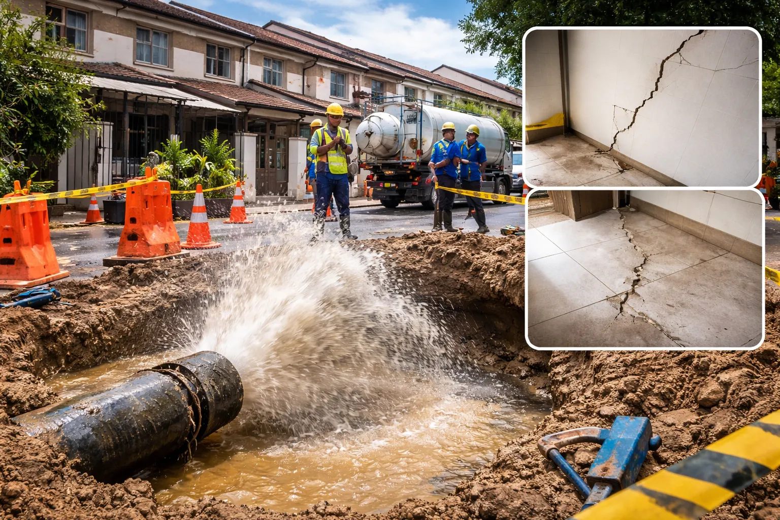 Taman Cheras Mas burst pipe: Air Selangor conducting further assessment