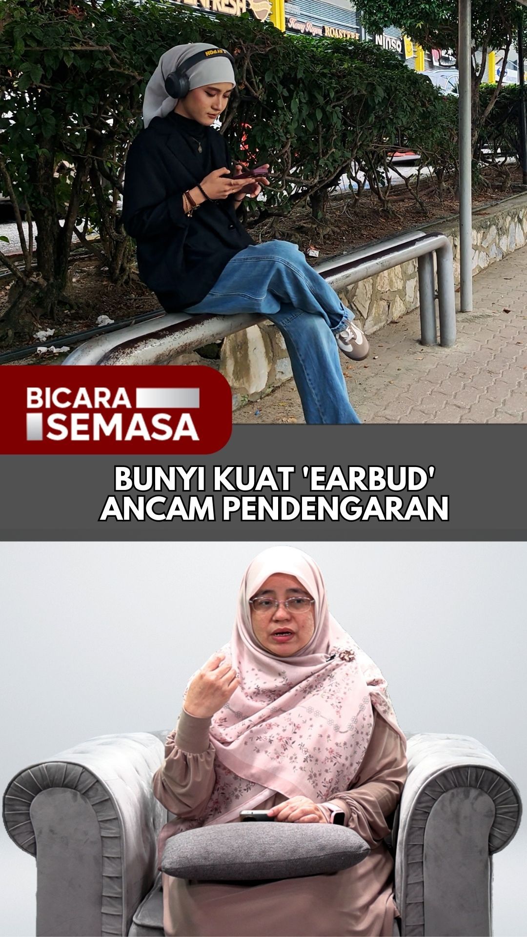 Bunyi kuat 'headphone' dan 'earbud' ancam pendengaran