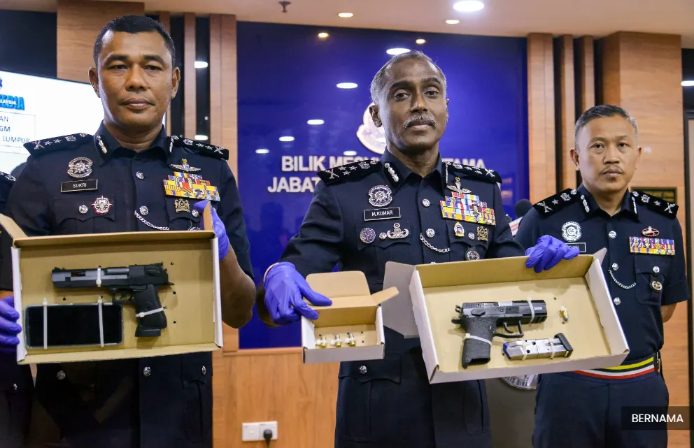 Bangsar shooting: Two arrested, pistol, fake gun seized