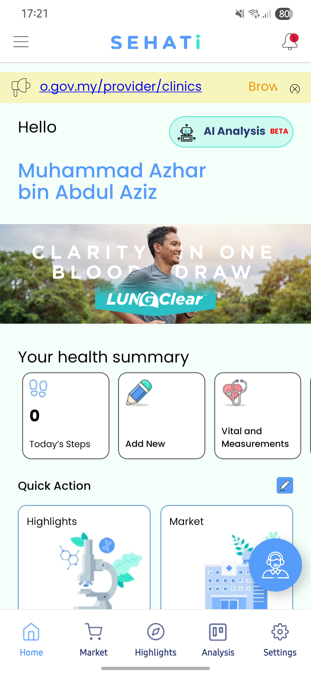 MyRNA perkenal saringan risiko barah paru-paru di aplikasi SEHATi PERKESO 