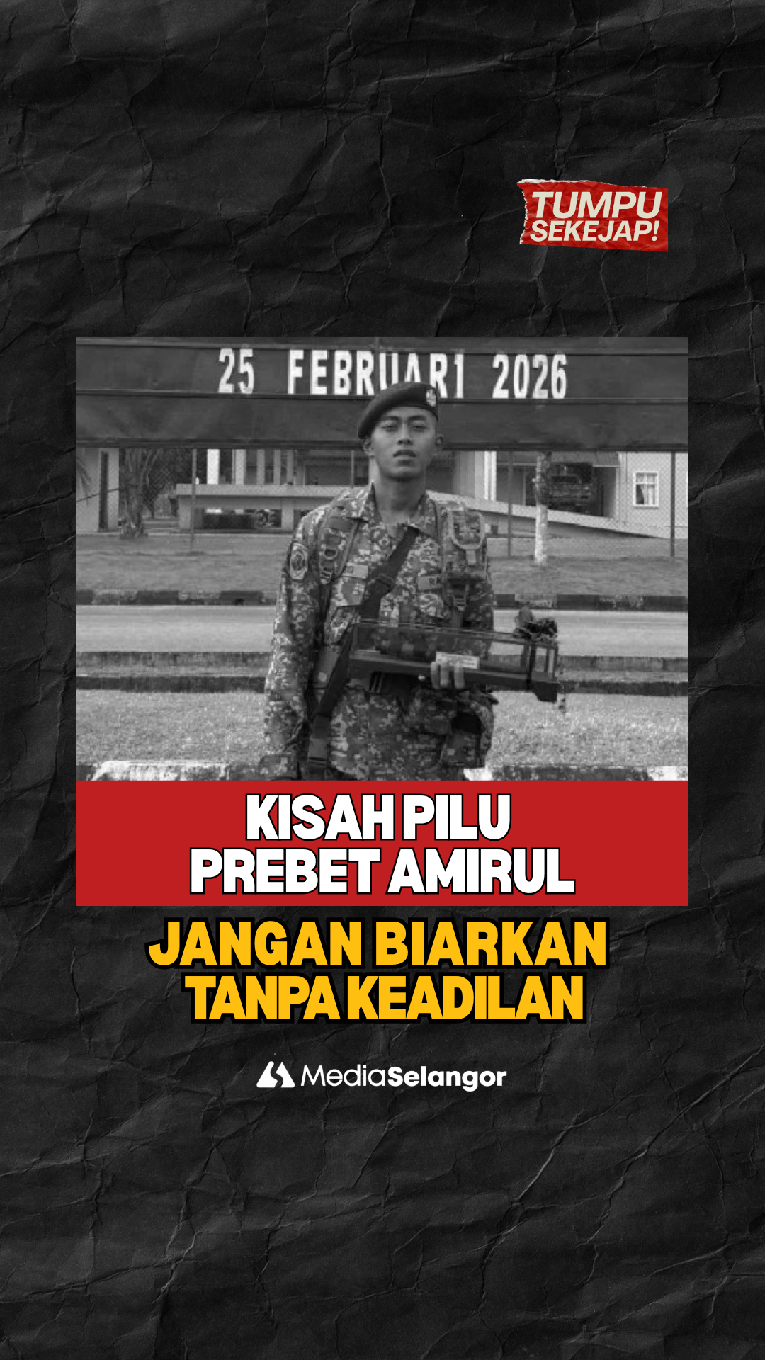 Kisah pilu Prebet Amirul