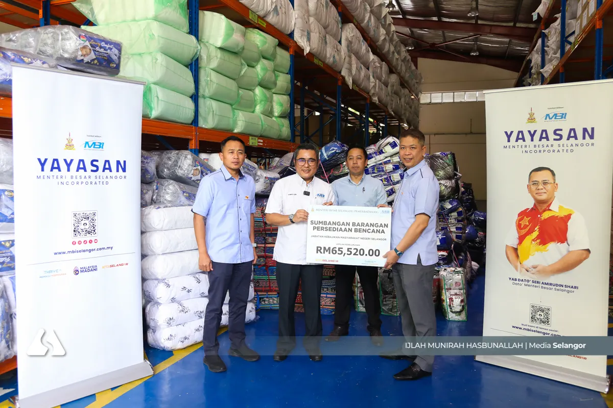 Yayasan MBI sumbang barangan bernilai RM65,520 perkukuh kesiapsiagaan bencana
