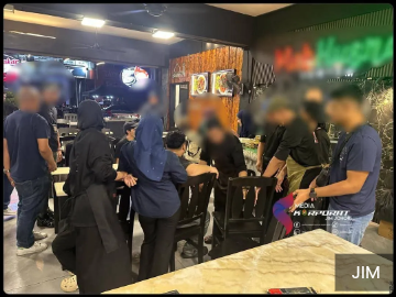 移民局在新山逮捕22名外籍人士