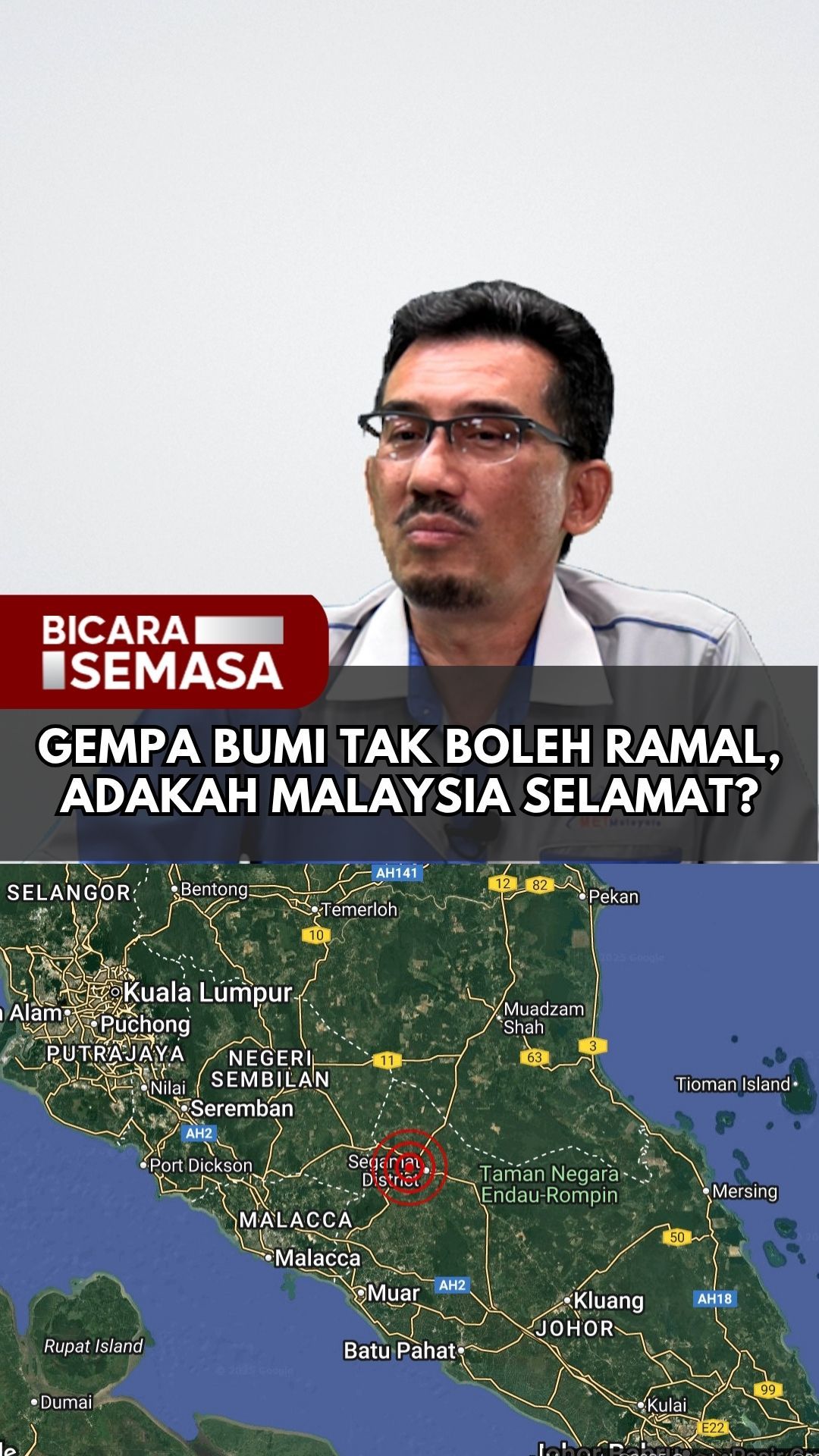 Malaysia risiko rendah gempa bumi, tiada teknologi mampu ramal awal – MetMalaysia
