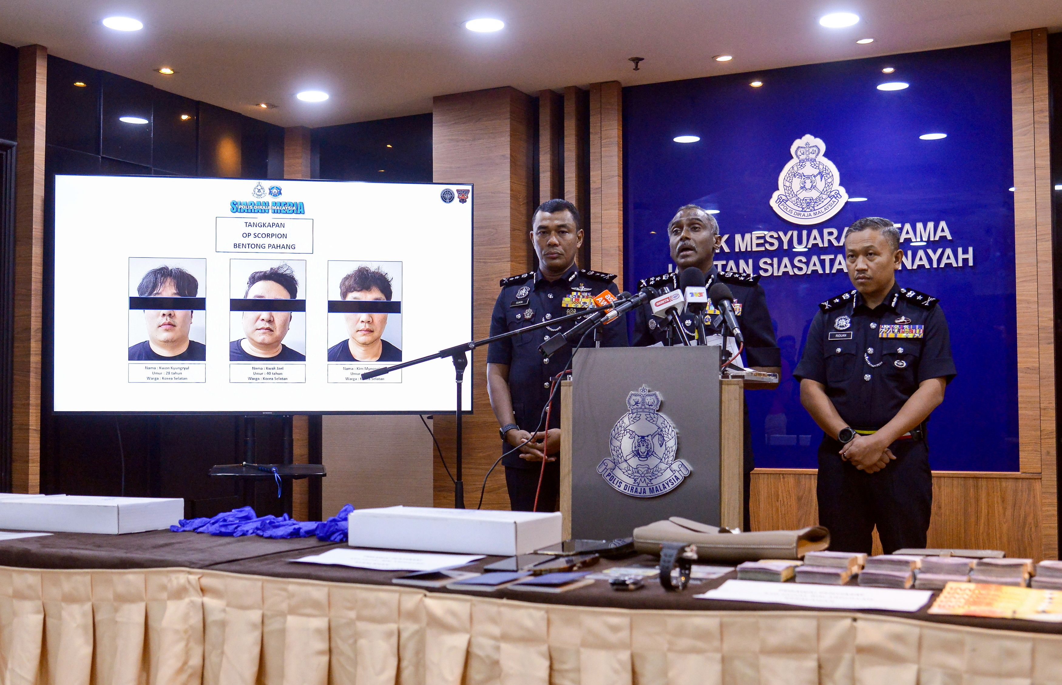 Kumpulan culik warga Korea Selatan tumpas, RM11.5 juta mata wang kripto dibeku