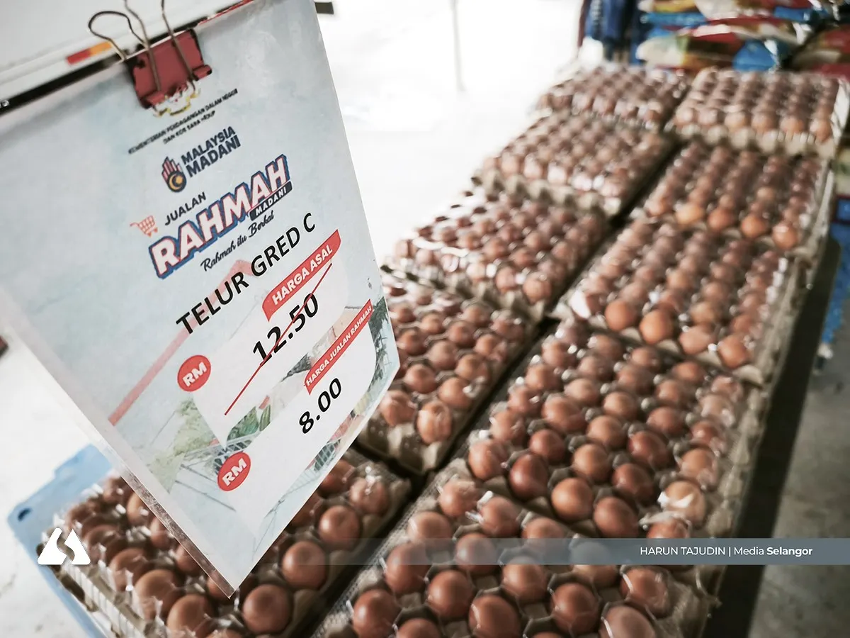 益山慈悯市集4地点开卖 一托鸡蛋8令吉