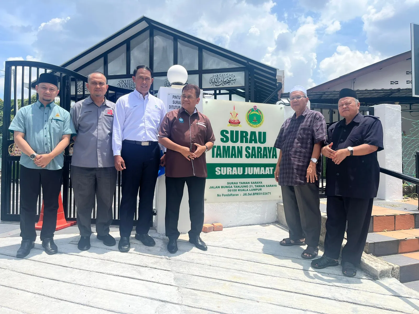 Pengerusi MAIS jumpa AJK Surau Taman Seraya, isu tular disiasat