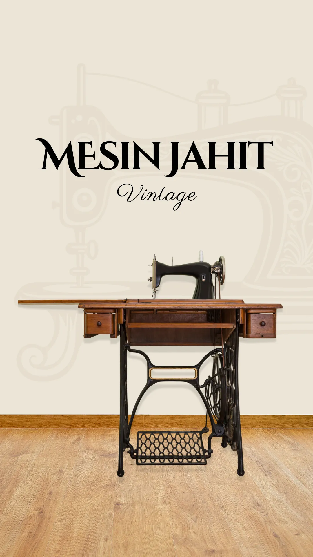 Dulu Sekarang | Mesin jahit