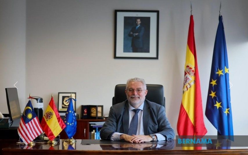 离任西班牙大使难忘我国美食  惊叹大马多元像其“第二个家”