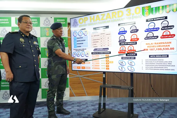 PGA rampas e-waste bernilai RM187 juta, tahan 56 warga asing