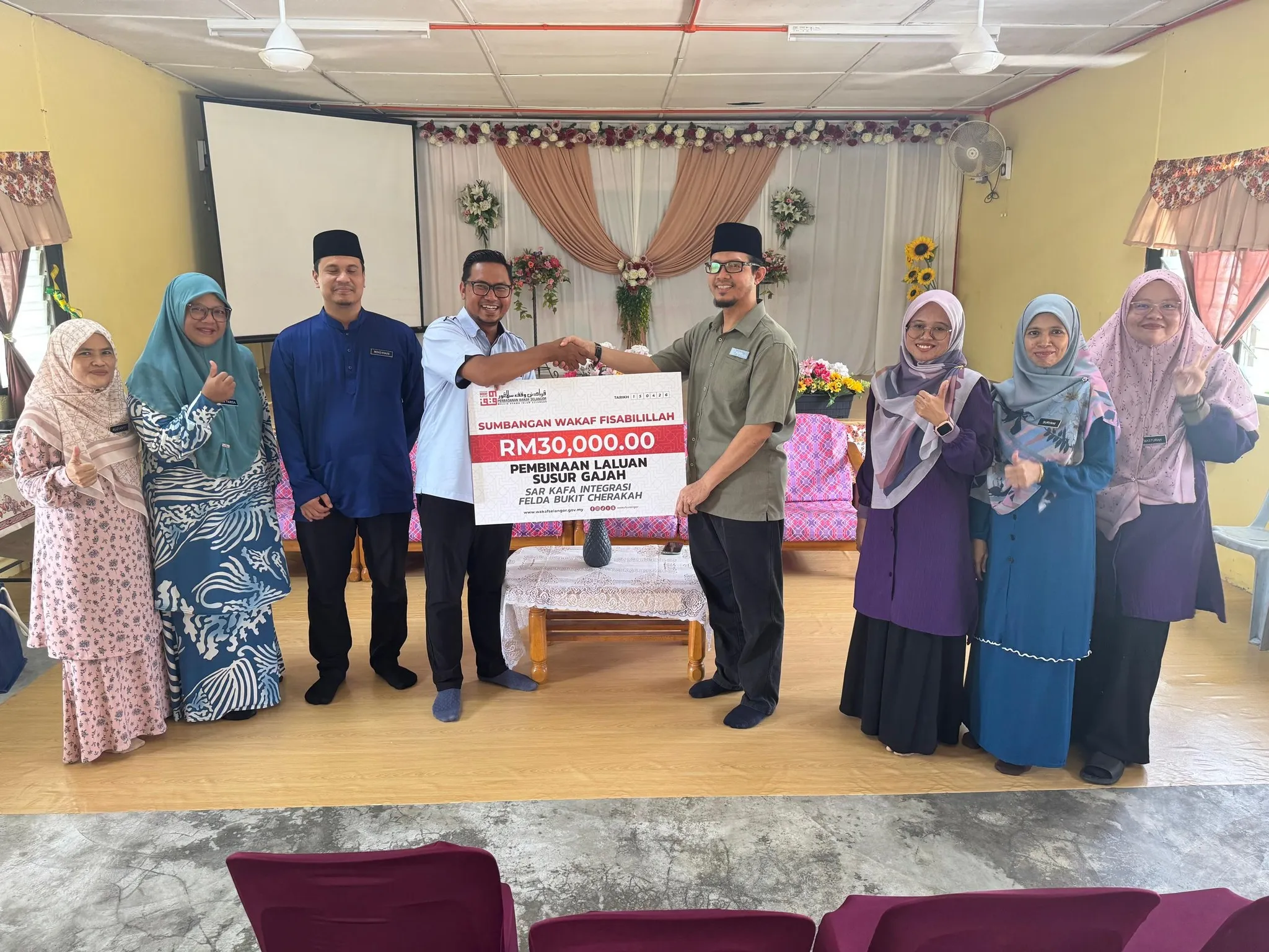 PWS salur RM78,000 wakaf naik taraf kemudahan sekolah